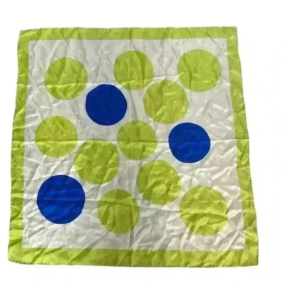 Geometric Mod Polka Dot Scarf - Picture 1 of 4